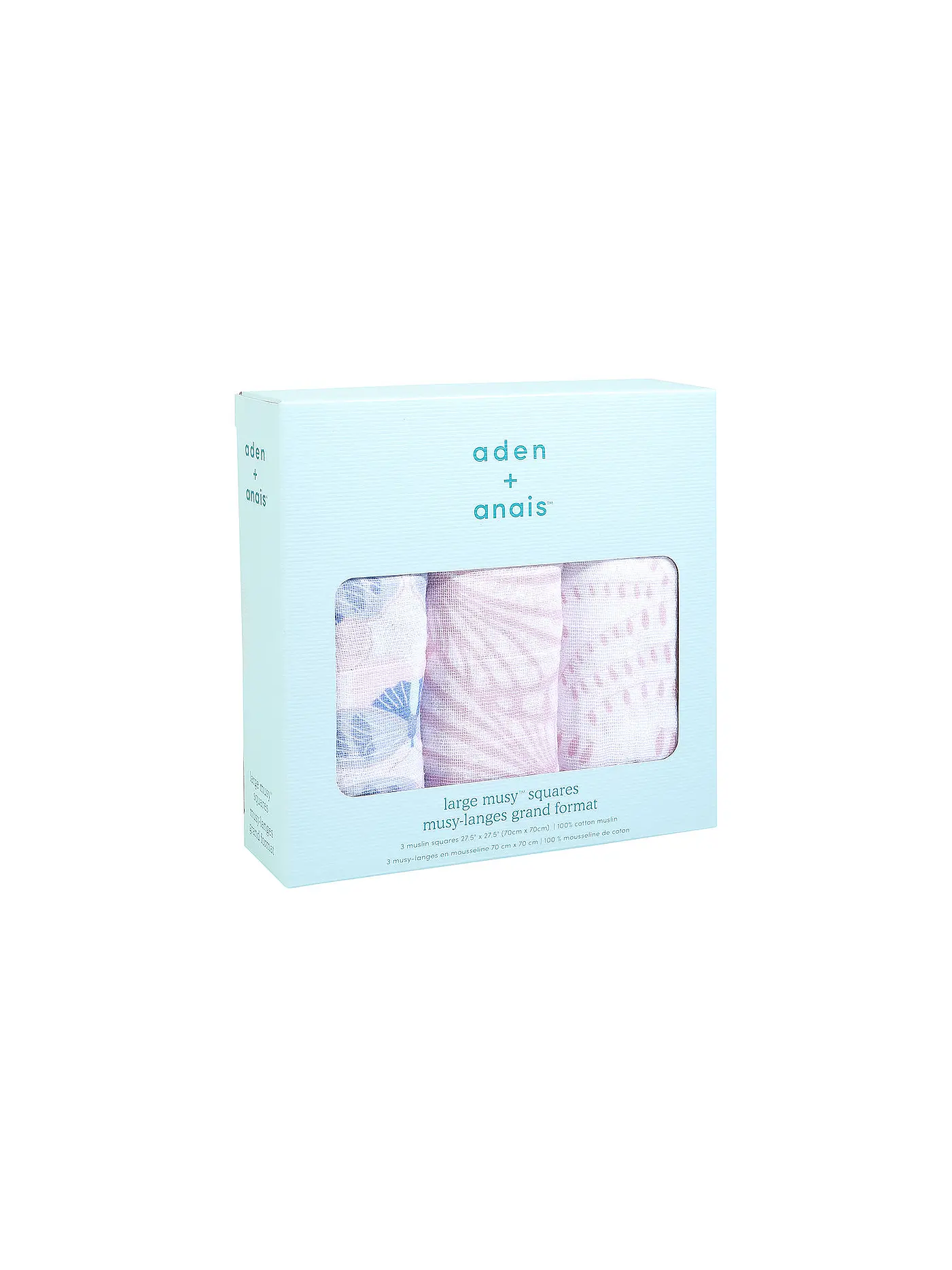 ADEN + ANAIS | Mulltuch 3er Pkg Musy Rising Star | weiss